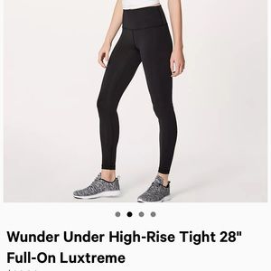 Lululemon wunder under leggings
